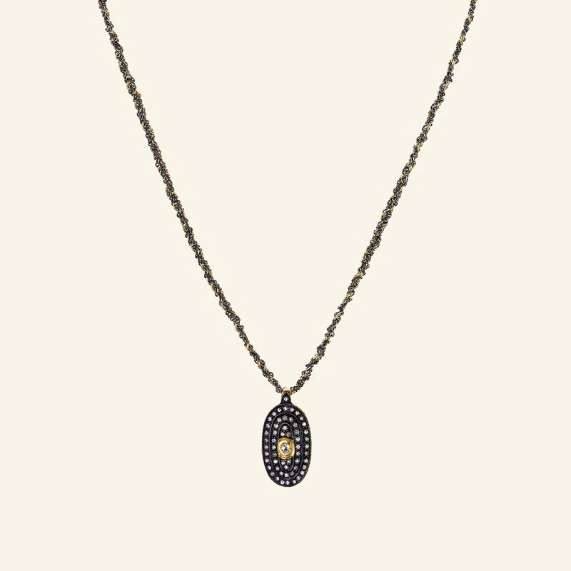N° 861 Diamond & Ruthenium Necklace