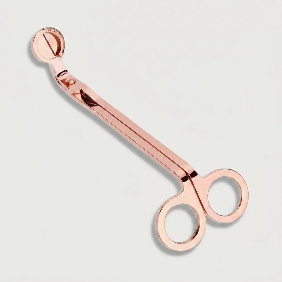 Rose Gold Stainless Steel Wick Trimmer