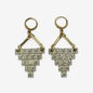 The Bridget - Refashioned Vintage Rhinestone Earrings