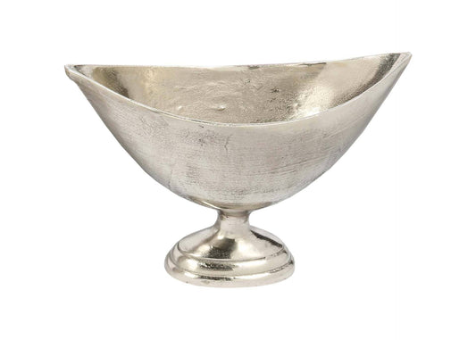 Wine Cooler of Raw Aluminum with Sleek Nickel Finish