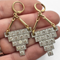 The Bridget - Refashioned Vintage Rhinestone Earrings