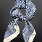 Denim Blue Western Paisley Scarf