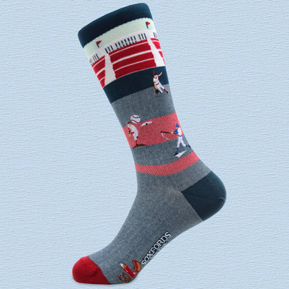 Baseball Themed Cotton SOXFORDS Socks