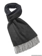 Black Merino Wool Scarf - Made in England