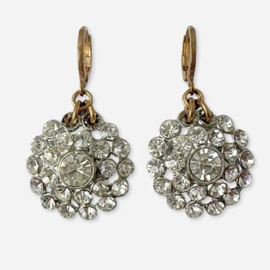 The Miss Edith Mayfair - Refashioned Vintage Rhinestone Drop Earrings
