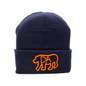 Navy & Orange Da Bears Cuffed Knit Beanie