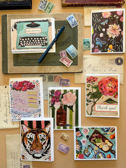 Happy Birthday Typewriter Greeting Card