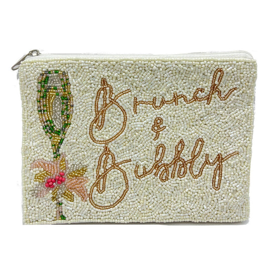 Brunch & Bubbly Beaded Purse