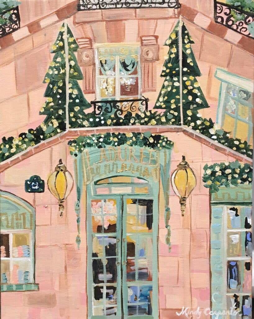 Paris Holiday Patisserie Greeting Card