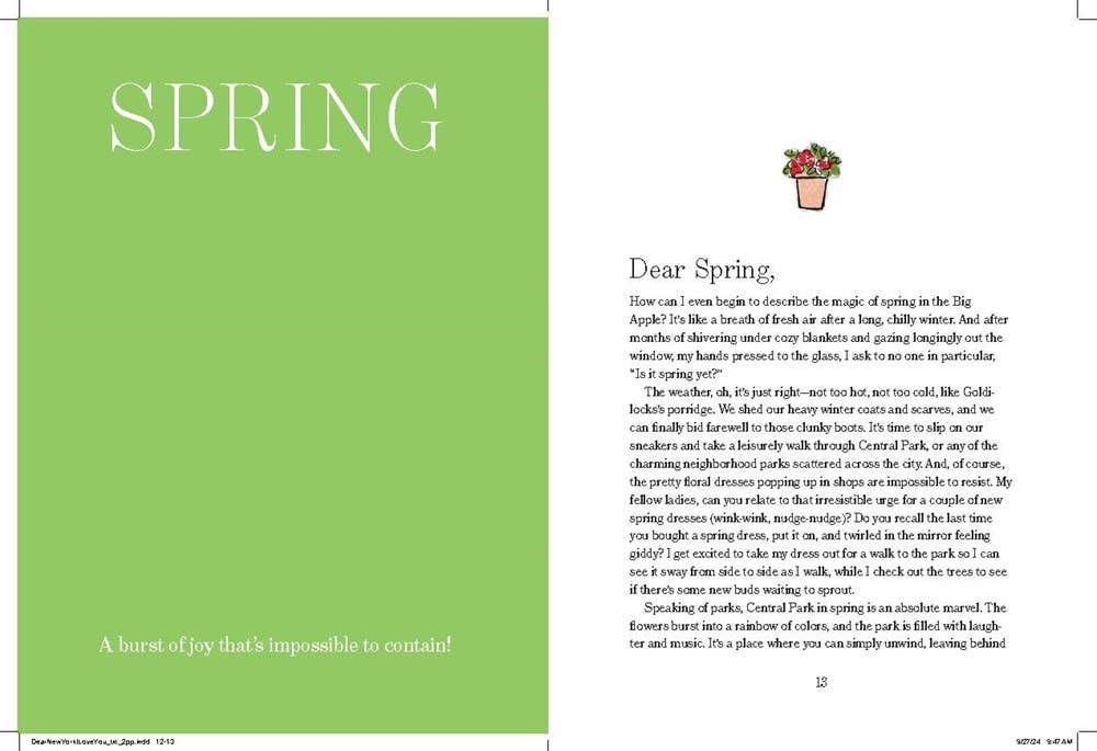 Dear New York, I Love You by Ria Sim - Hardcover