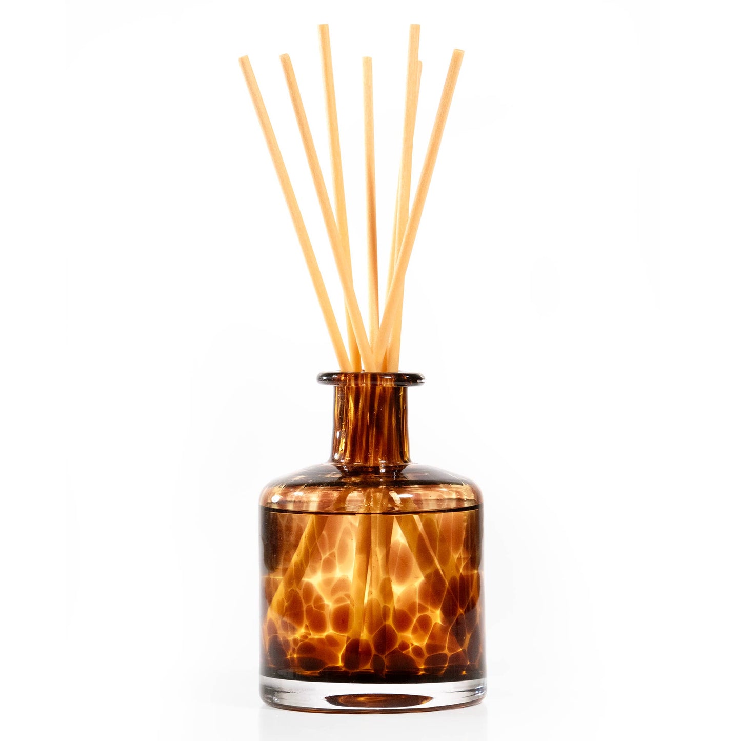 Sugared Amber Diffuser in Tortoise Shell Glass