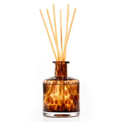 Fig & Aged Oak Diffuser in Tortoise Shell Glass