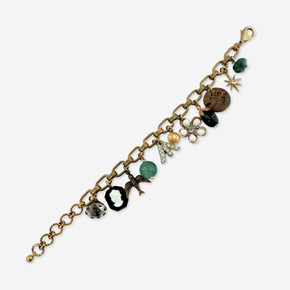 The Isadora - Repurposed Vintage Charm Bracelet