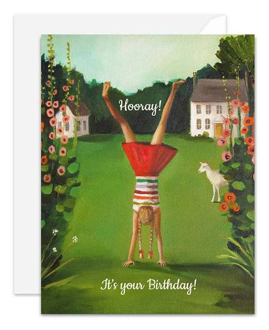 Hooray It's Your Birthday Card – Art Print by Janet Hill