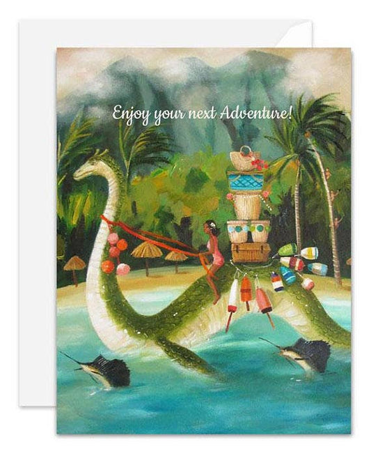 Enjoy Your Next Adventure Card – Art Print by Janet Hill