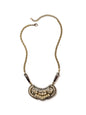 Rhinestone & Faux Pearl Necklace
