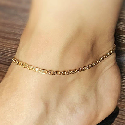 18k Gold Filled Mariner Anklet