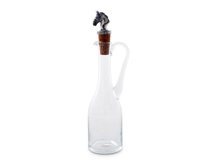 Cruet Bottle with Horse Head Cork Stopper - IN STORE OR LOCAL PICK UP ONLY