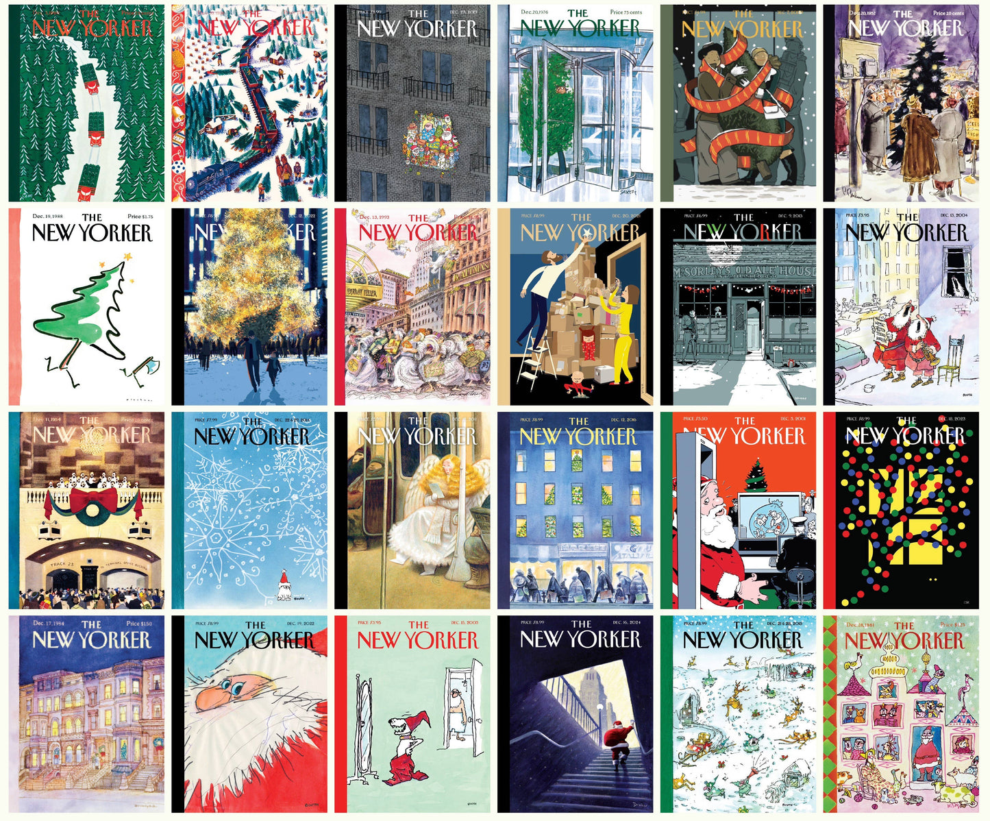 New Yorker Advent Calendar 2nd Edition - Set of 24 Mini Puzzles