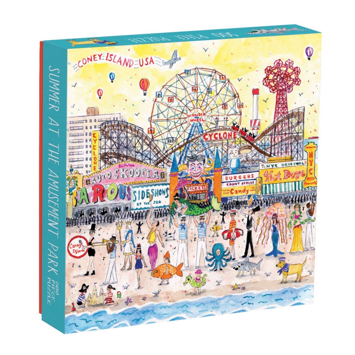 Michael Storrings Summer At The Amusement Park 500 Piece Puzzle