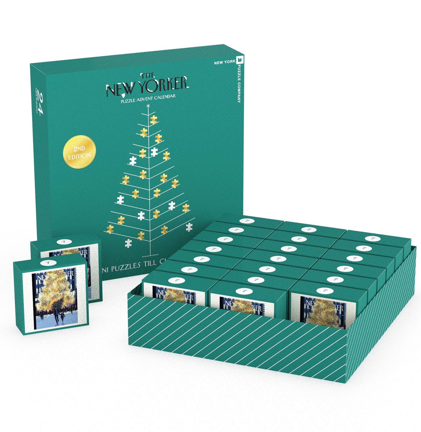 New Yorker Advent Calendar 2nd Edition - Set of 24 Mini Puzzles