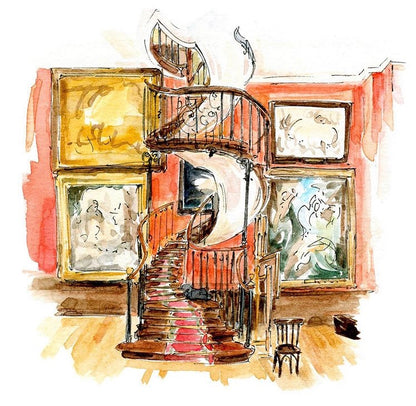 The Little(r) Museums of Paris: An Illustrated Guide to the City's Hidden Gems - Hardcover