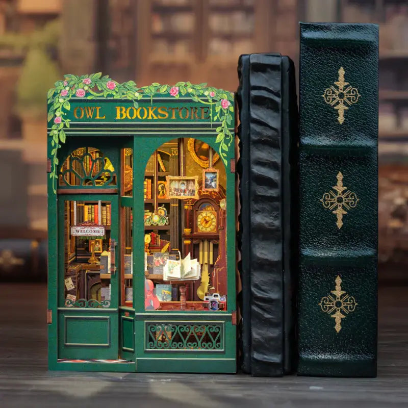 Owl Bookstore Book Nook Kit