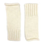 Ivory Alpaca Fingerless Knit Gloves