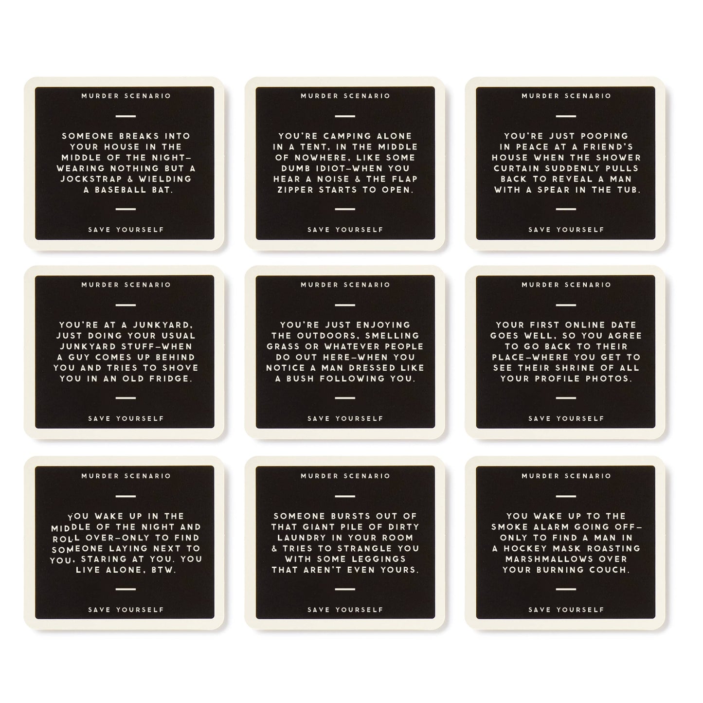 Not Today, Murder. - Brass Monkey Game