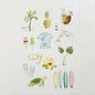 Tropical 100% Cotton Tea Towel by Watercolor Artist Emily Lex