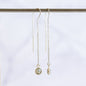 Labradorite Threader Drop Earrings