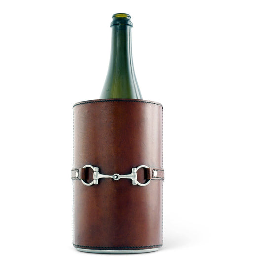 Bit & Bridle Leather Wine Chiller