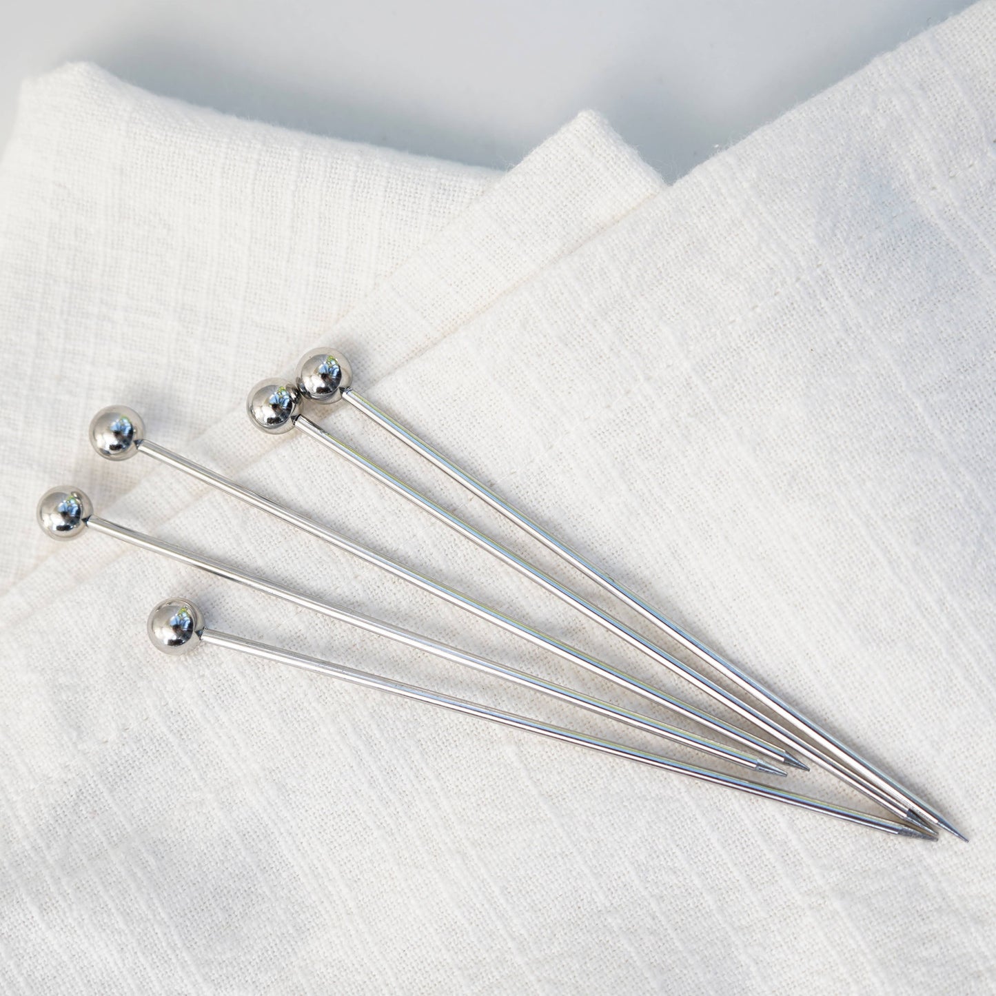 Stainless Steel Cocktail Picks 12 Piece
