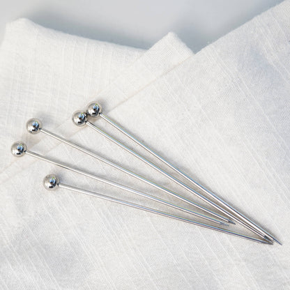 Stainless Steel Cocktail Picks 12 Piece