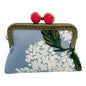 Hydrangea in Blue Handmade Pouch by Kiki & Syds