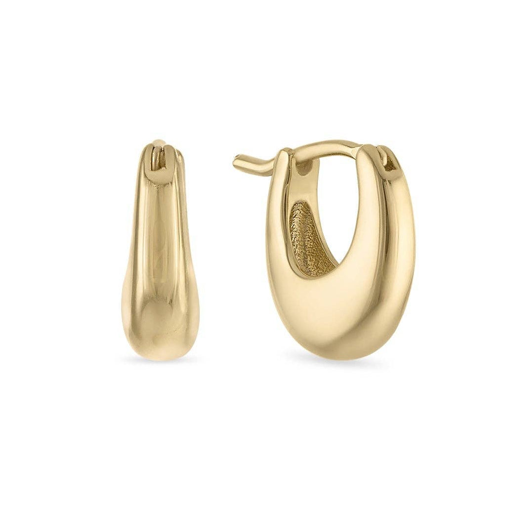 14kt Gold Vermeil Huggie Earrings