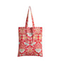 Red Floral 100% Cotton Tote Bag