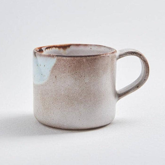 Melting Ice Cream Handmade Mug - Green & Blue