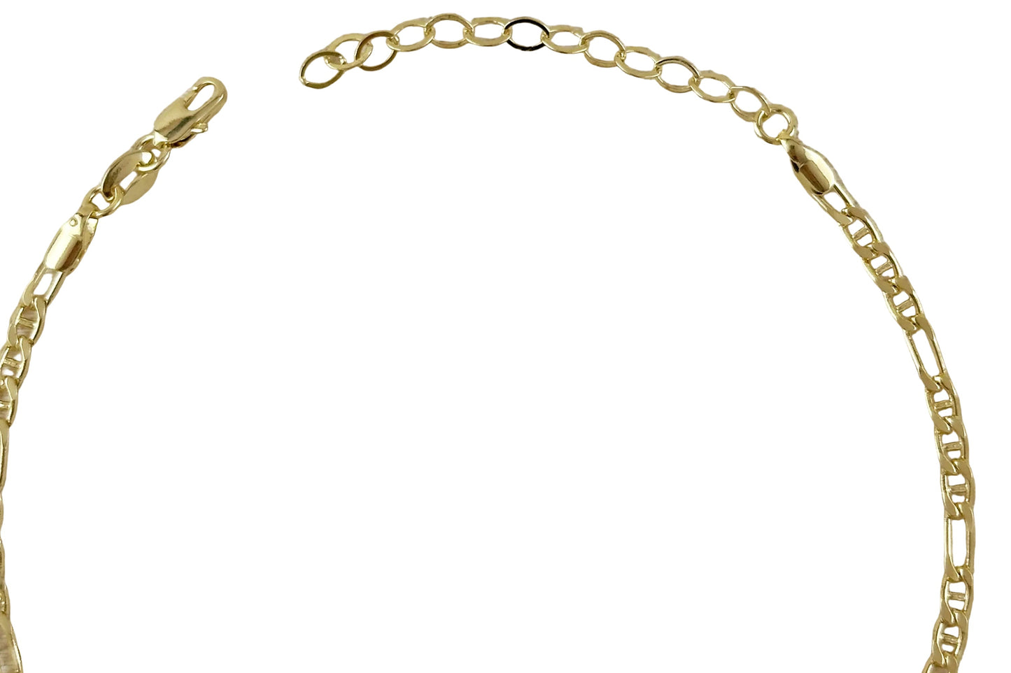 18k Gold Filled Figaro Mariner Figarucci Anklet