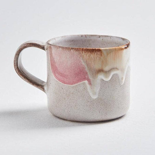 Melting Ice Cream Handmade Mug - Pink & Blue
