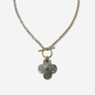 The Joanie - Vintage Refashioned Art Deco Quatrefoil Rhinestone Necklace