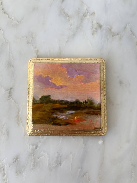 MarshCreeek II - Woodblock Oil Painting
