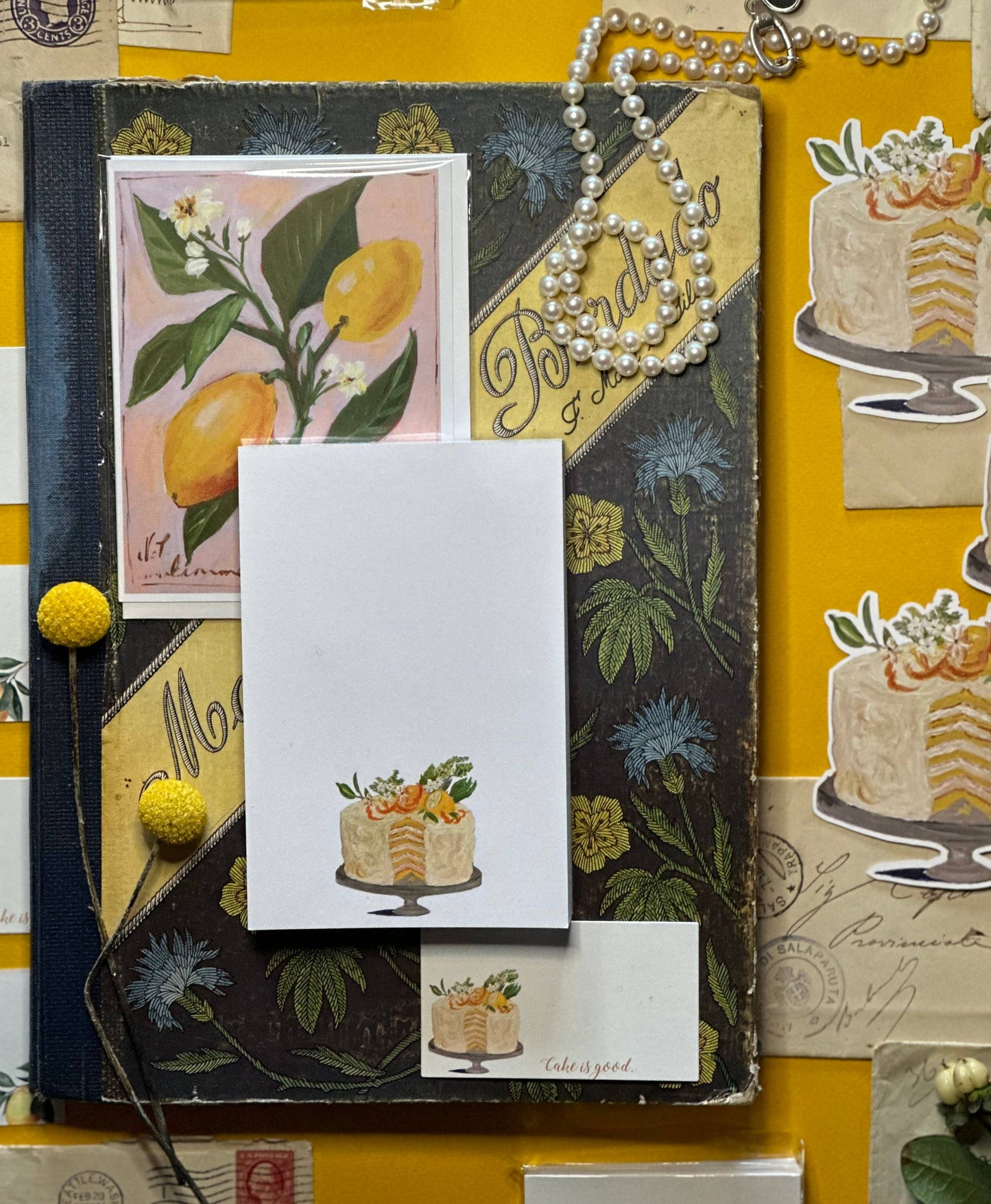 Lemon Branches Greeting Card