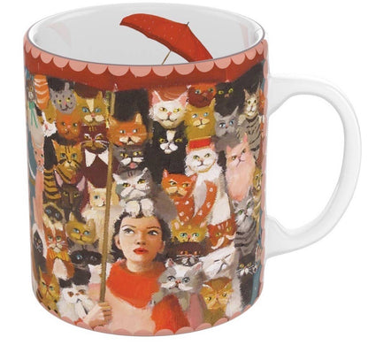 Cat Countess Mug by Artist Janet Hill