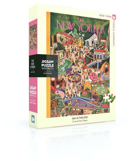 Day at the Zoo - The New Yorker 1000 Piece Jigsaw Puzzle