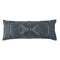 Indigo Batik Cotton Lumbar Pillow