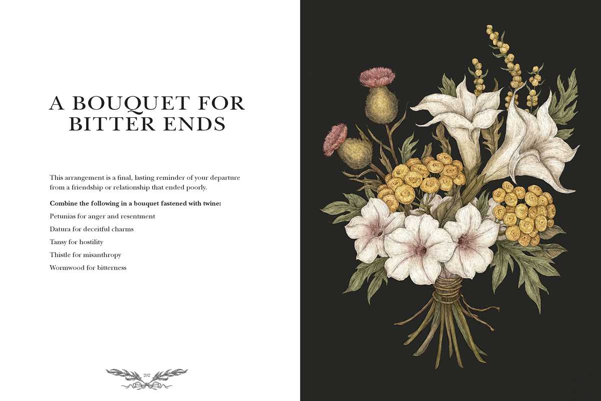 "Floriography: An Illustrated Guide to the Victorian Language of Flowers" by Jessica  Roux - Hardcover