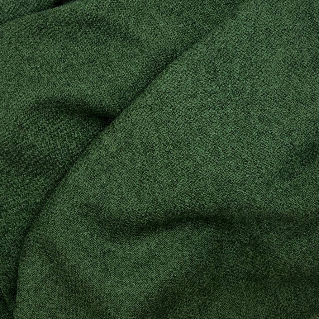 Forest Green Cashmere Scarf - Handloom Faire Trade in Nepal