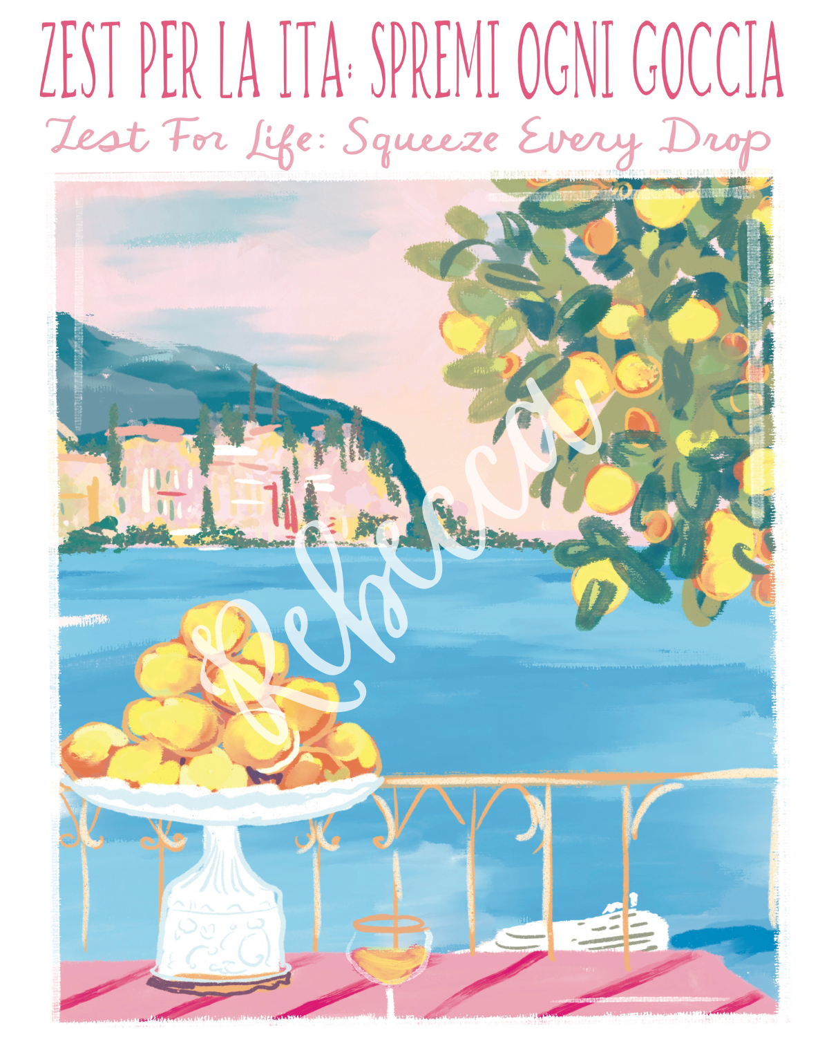 Zest for Life Framed Art Print