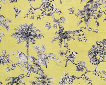 Panama Yellow & Gray 100% Cotton Tote Bag
